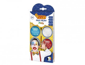 CREMA MAQUILLAJE JOVI FACE PAINT FIESTA CAJA DE 6 BOTES COLORES