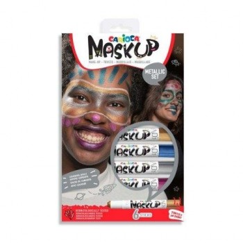 BARRA DE MAQUILLATGE CARIOCA MASK UP METALLIC CAIXA DE 6 COLORS ASSORTITS