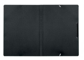 CARPETA LEITZ RECYCLE GOMAS DIN A4 CARTÓN RECICLABLE 100% NEGRO