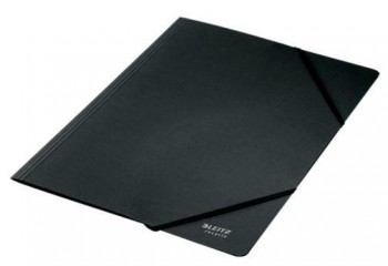 CARPETA LEITZ RECYCLE GOMAS DIN A4 CARTÓN RECICLABLE 100% NEGRO