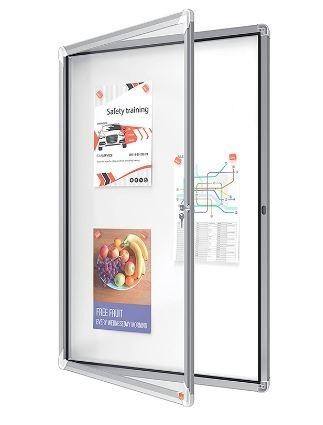 VITRINA DE ANUNCIOS NOBO PREMIUM PLUS MAGNÉTICA 9 X DIN A4 1000X752X37 MM