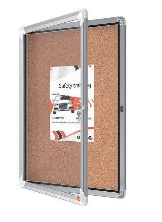 VITRINA DE ANUNCIOS NOBO PREMIUM PLUS CORCHO 4 X DIN A4 532X692X37 MM