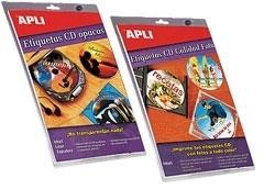 BOLSA ETIQUETAS APLI 10603 CD GLOSSY
