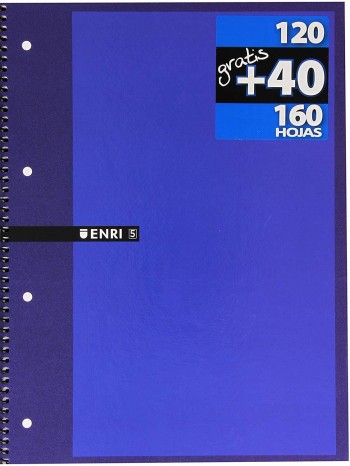 LLIBRETA ENRI A4 120+40 FULLS