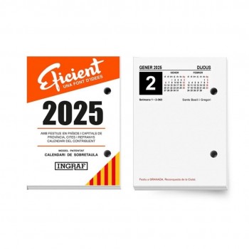 TACO CALENDARIO EFICIENTE