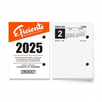 TACO CALENDARIO EFICIENTE
