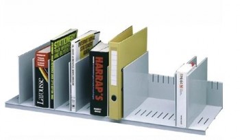 CLASIFICADOR 10 SEPARADORES REGULABLES GRIS 828X275X210MM.