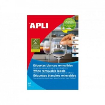 ETIQUETA ADHESIVA APLI AMOVIBLE 10314 ESPECIAL JOIERIA 45X8 MM