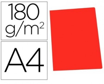 EBA P.50 SUB A4 185G ROJO 400040658